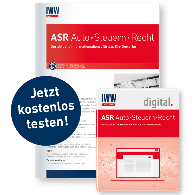 ASR Auto Steuern Recht