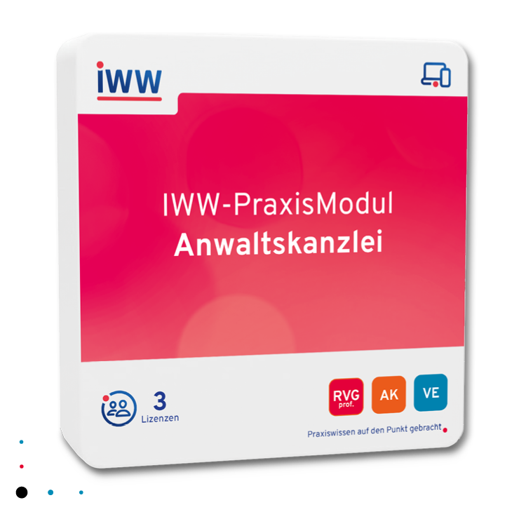 IWW-PraxisModul Anwaltskanzlei