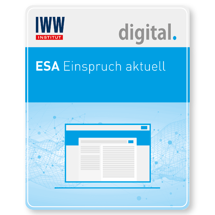 ESA Einspruch aktuell