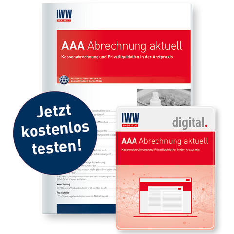 AAA Abrechnung aktuell