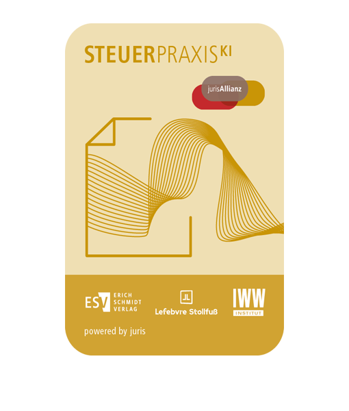 SteuerPraxis KI - ESV, IWW, Stollfuß powered by juris