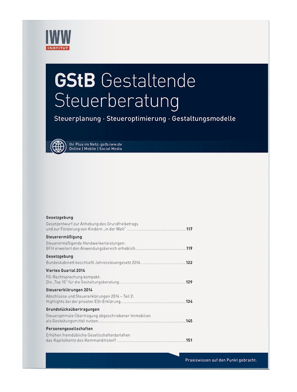 GStB Gestaltende Steuerberatung